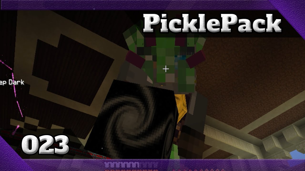 PicklePack Magical 3 Ep23 - Ender-Quarry, Deep Dark e problemas!! (pt/br)