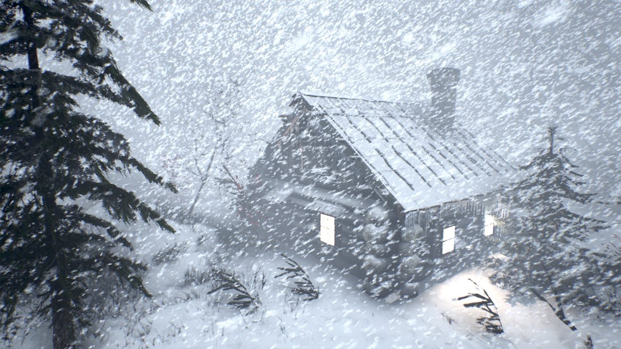 Apocalypse of Snow ❄ Savage SNOW STORM Ambience & Blizzard Sleep Sounds