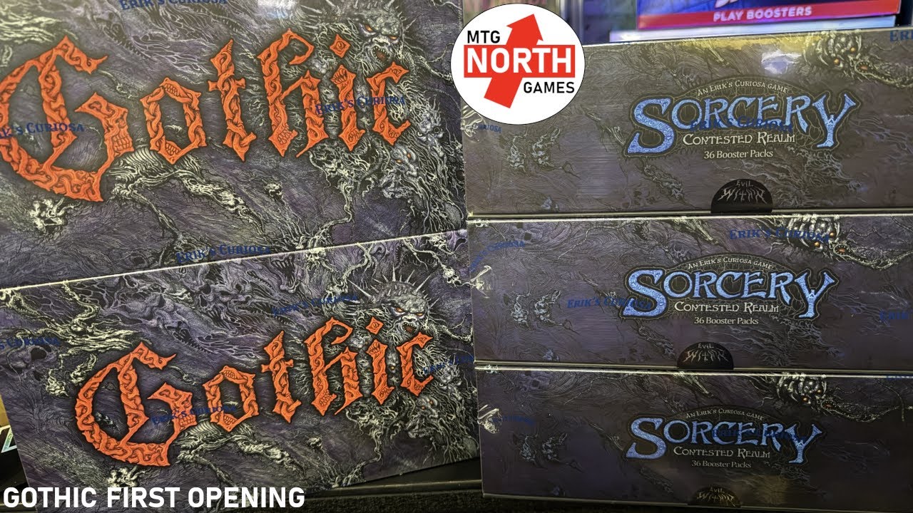 Наш первый взгляд: открытие коробки с бустерами GOTHIC Sorcery! Наконец-то!