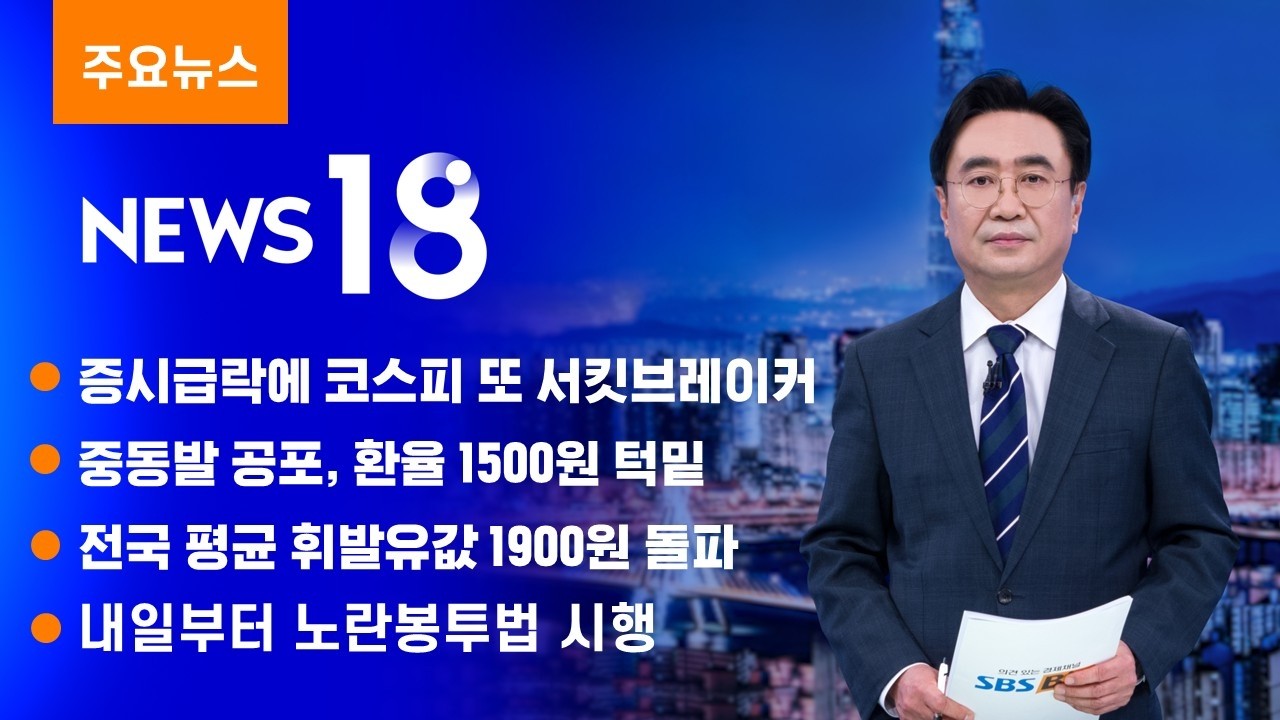 '유가 쇼크'에 6% 폭락…외국인 3조원 던졌다 [SBS Biz News 18]