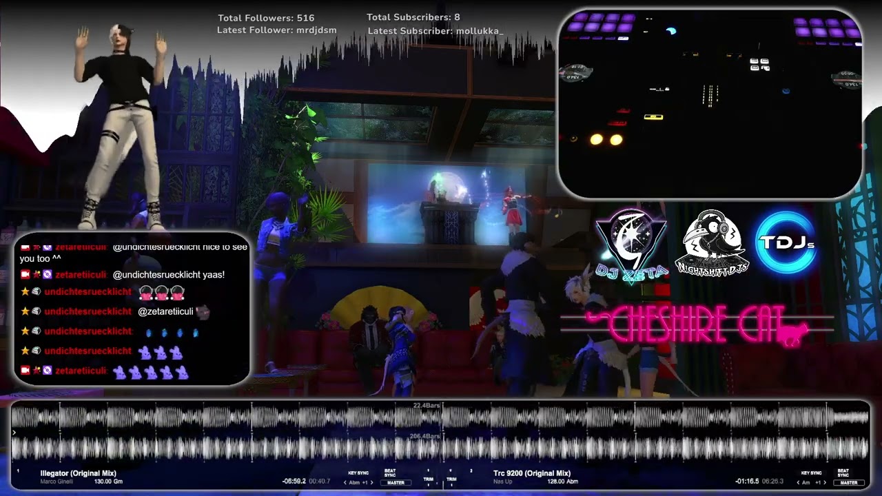 FFXIV: DJ Zeta @ Cheshire Cat (May 25, 2025) [Techno]