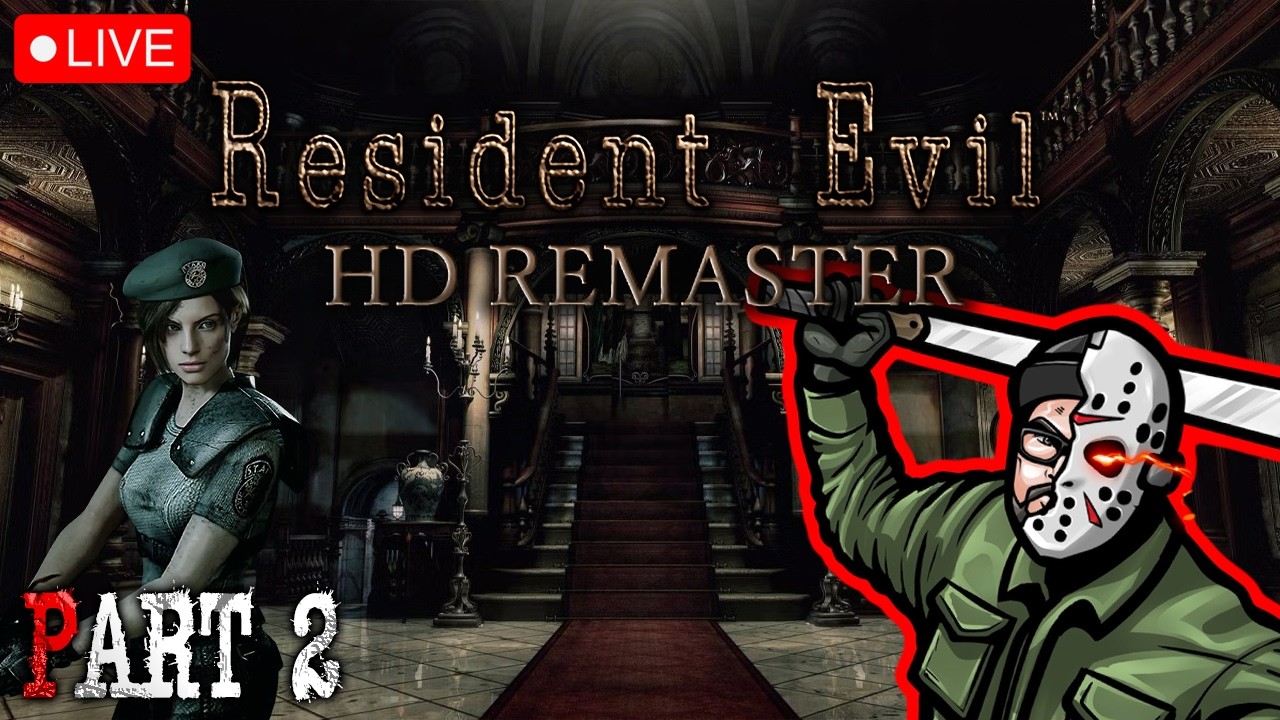 🔴 LIVE | Resident Evil HD Remaster - Part 2 | Gameplay Walkthrough (Full Game)