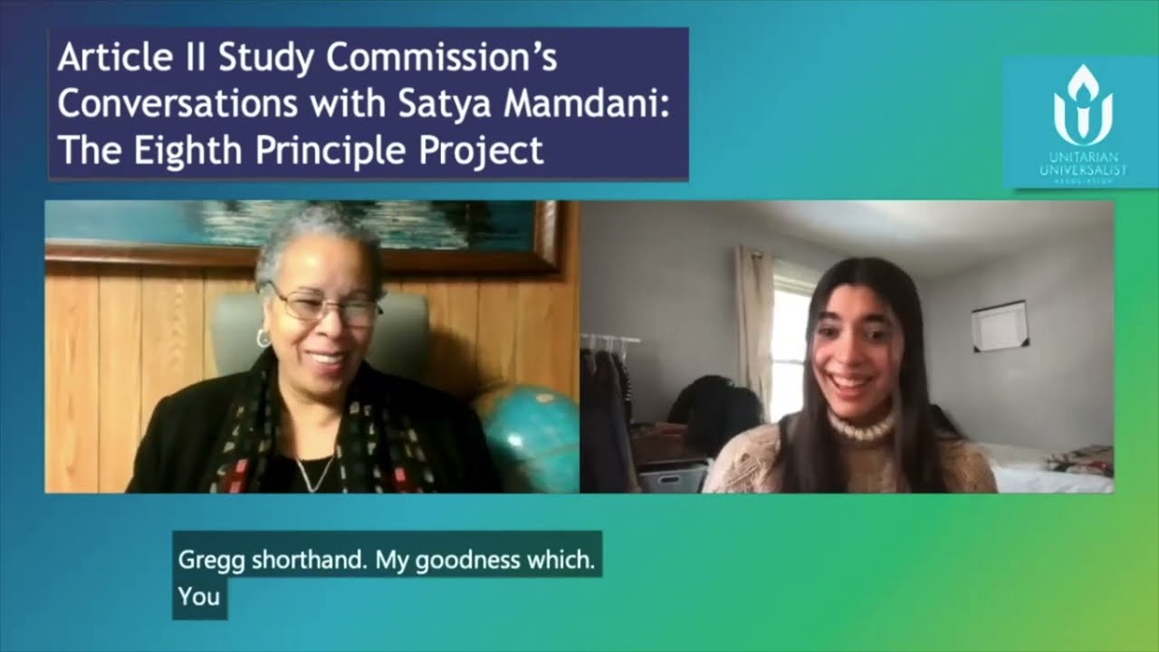 1 The Eighth Principle and the Future of Unitarian Universalism