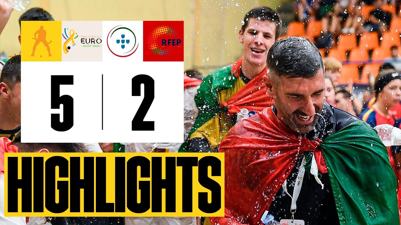 Portugal vs Spain (5-2) | U17 WSE EURO MEN - FINAL