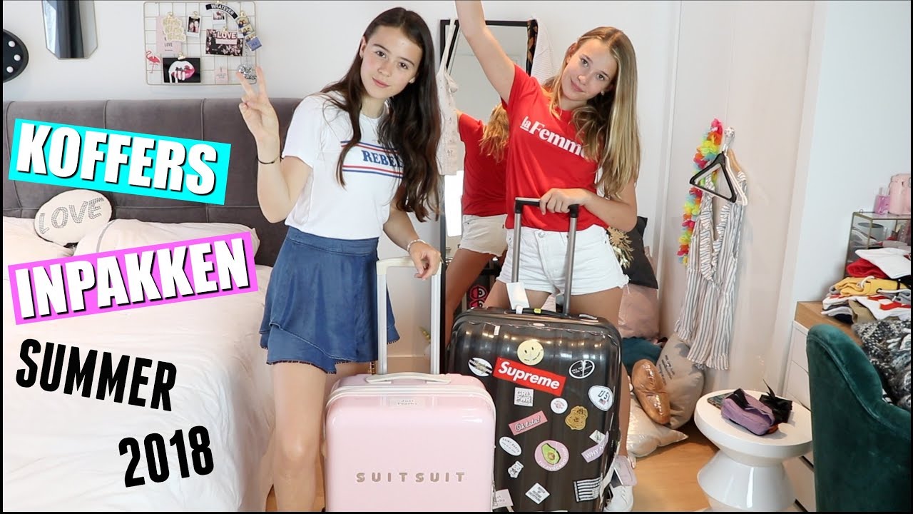 KOFFER INPAKKEN VOOR DE ZOMERVAKANTIE! | WAT NEMEN WIJ MEE?