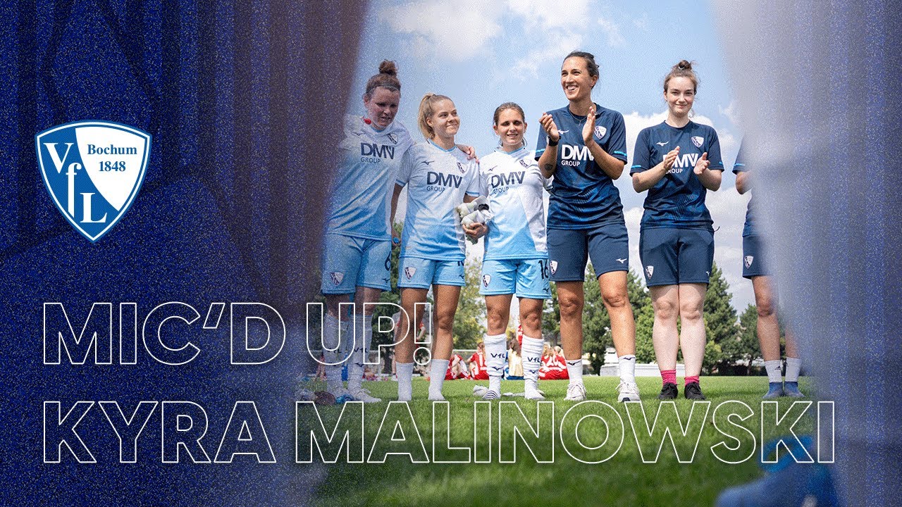 🎤 🗣 Mic'd up! Kyra Malinowski während des Testspiels gegen Aurich