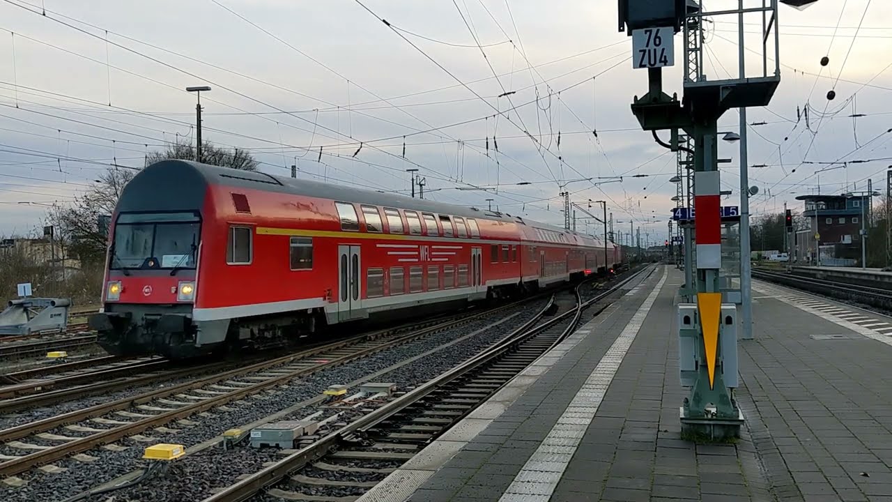 S-Bahn Hannover: Ersatzverkehr auf der S 7 – Doppelstockzug der WFL (Januar 2023)