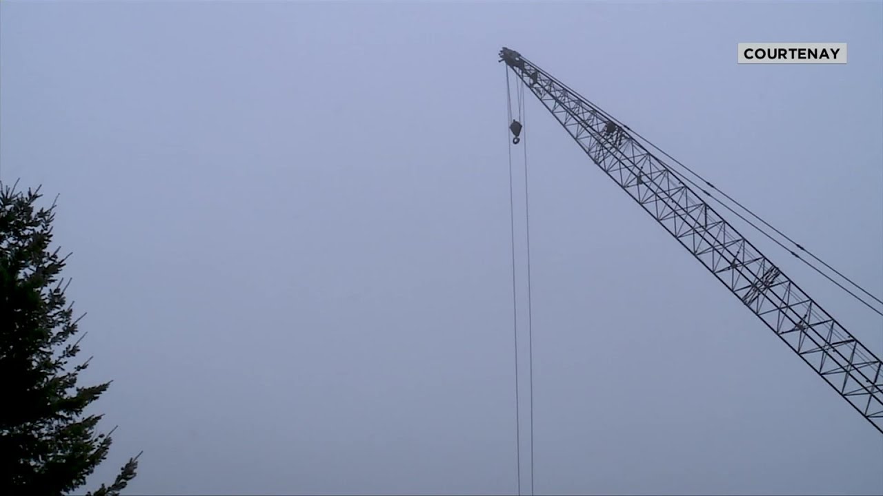 Courtenay mill site reclamation project nears completion with removal of steel wall