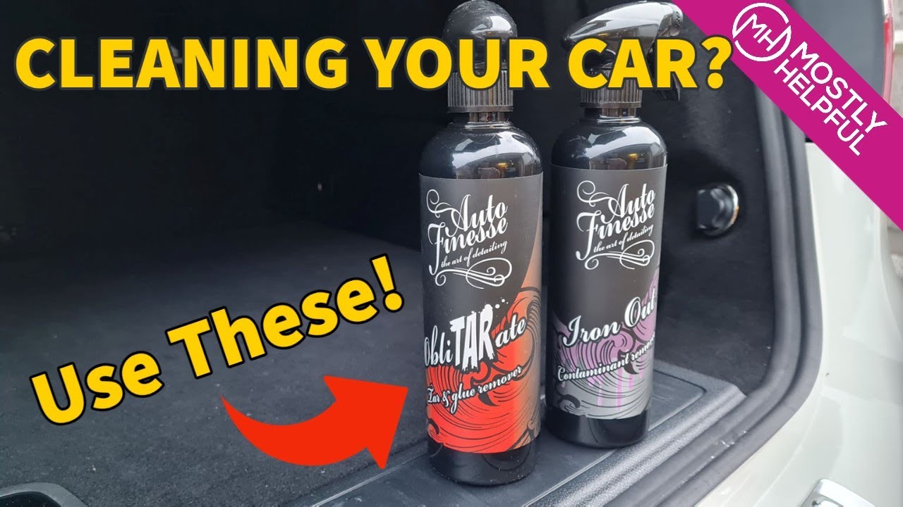 Iron Fallout Remover and Tar Remover - The two best car cleaning products nobody seems to use.