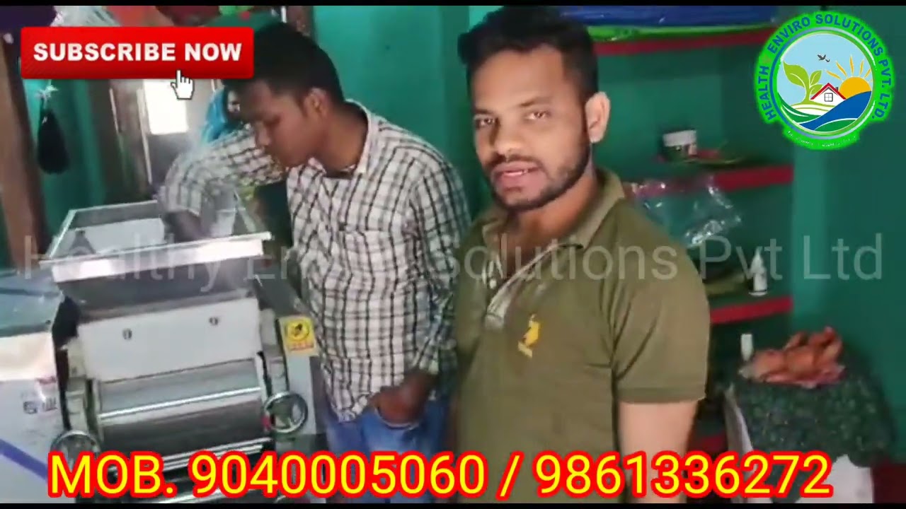Automatic Noodles Making Machine Installation at Berhampur II Healthy Enviro II Mob: 9040005060
