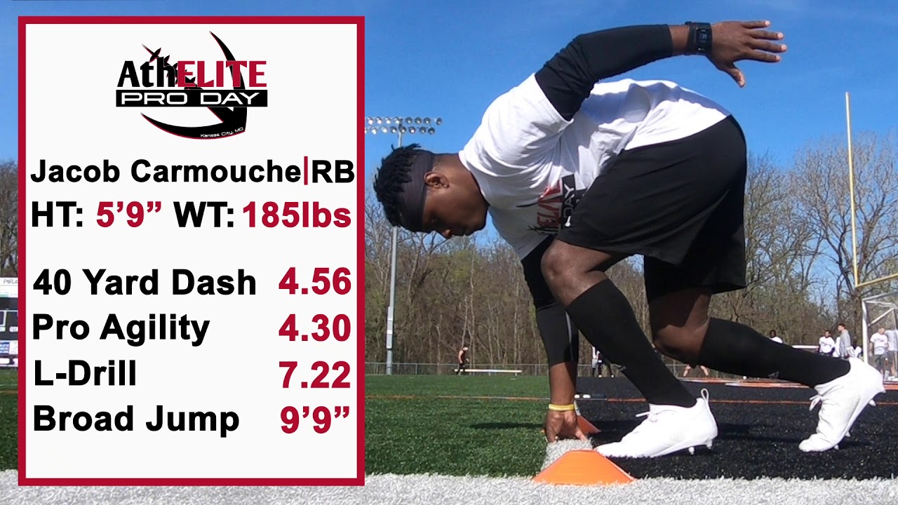 AthELITE Pro Day Jacob Carmouche RB