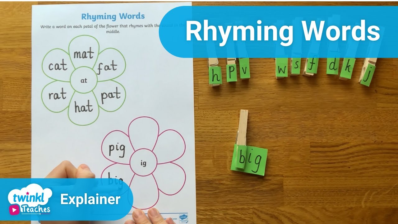 Rhyming Words Worksheets
