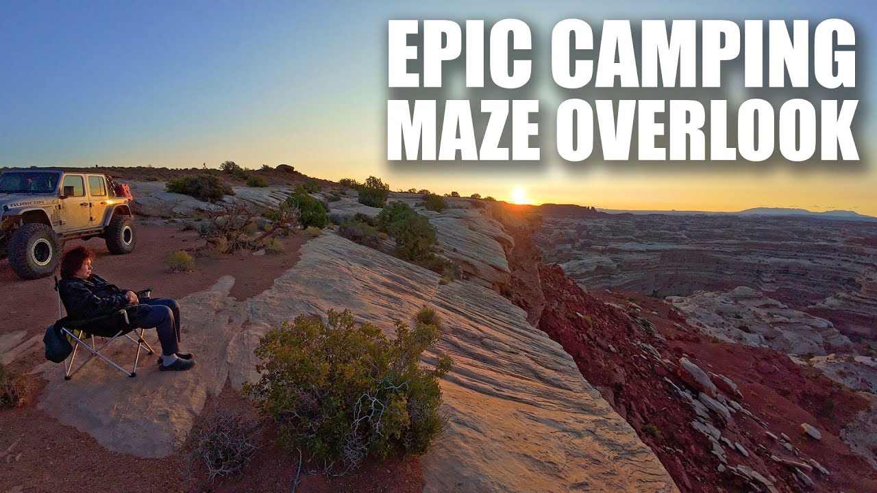 Flint Trail to Maze Overlook: Jeep Overlanding Canyonlands' Most Remote Camp