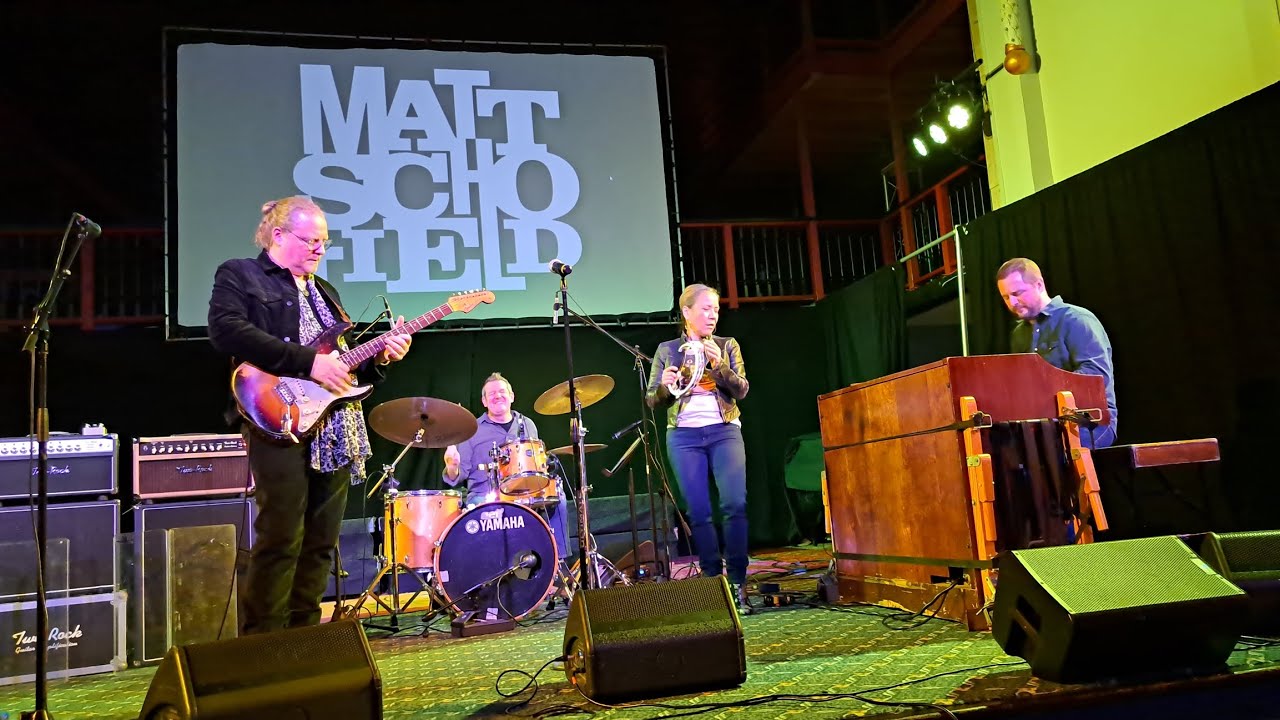 Matt Schofield performs an encore at the Strand Theater in Hudson Falls NY