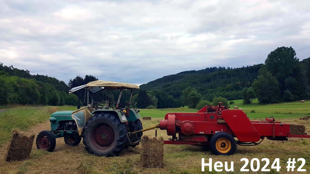 Heuernte 2024 Teil 2 - Vlog 12 - Vom Winde getrocknet