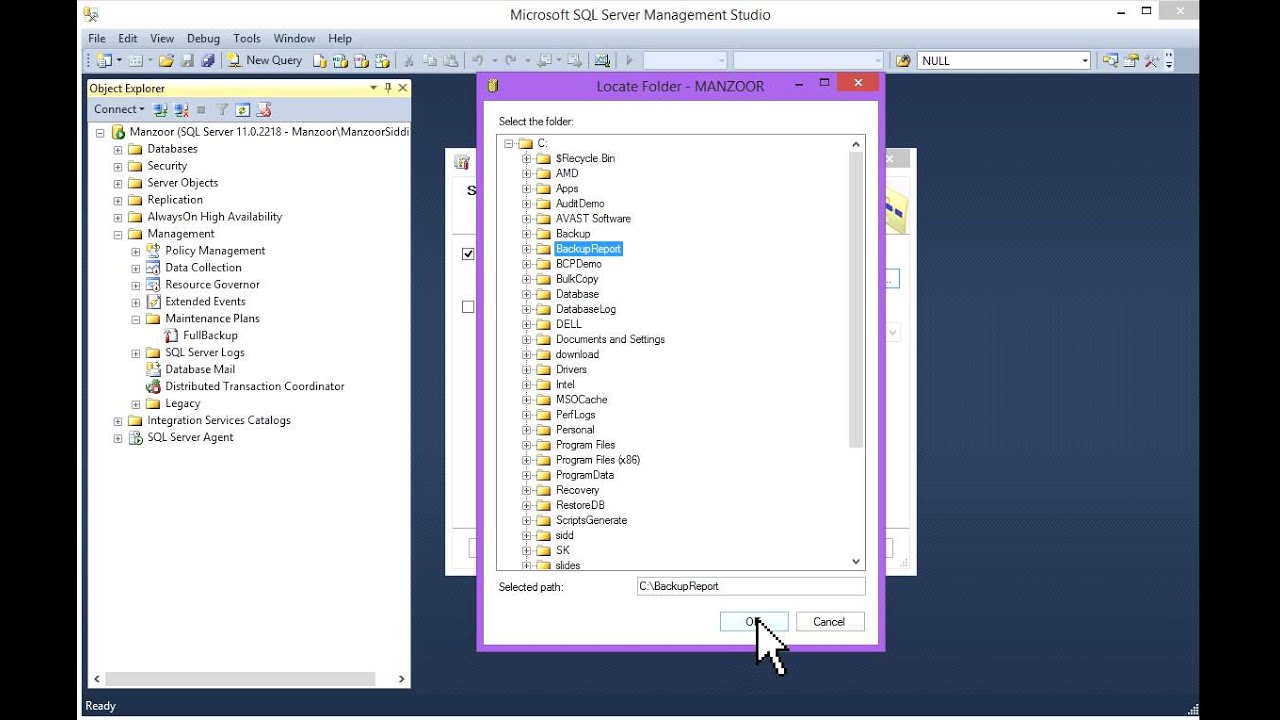 How to Work with Maintenance Plan Wizard in SQL Server [HD]