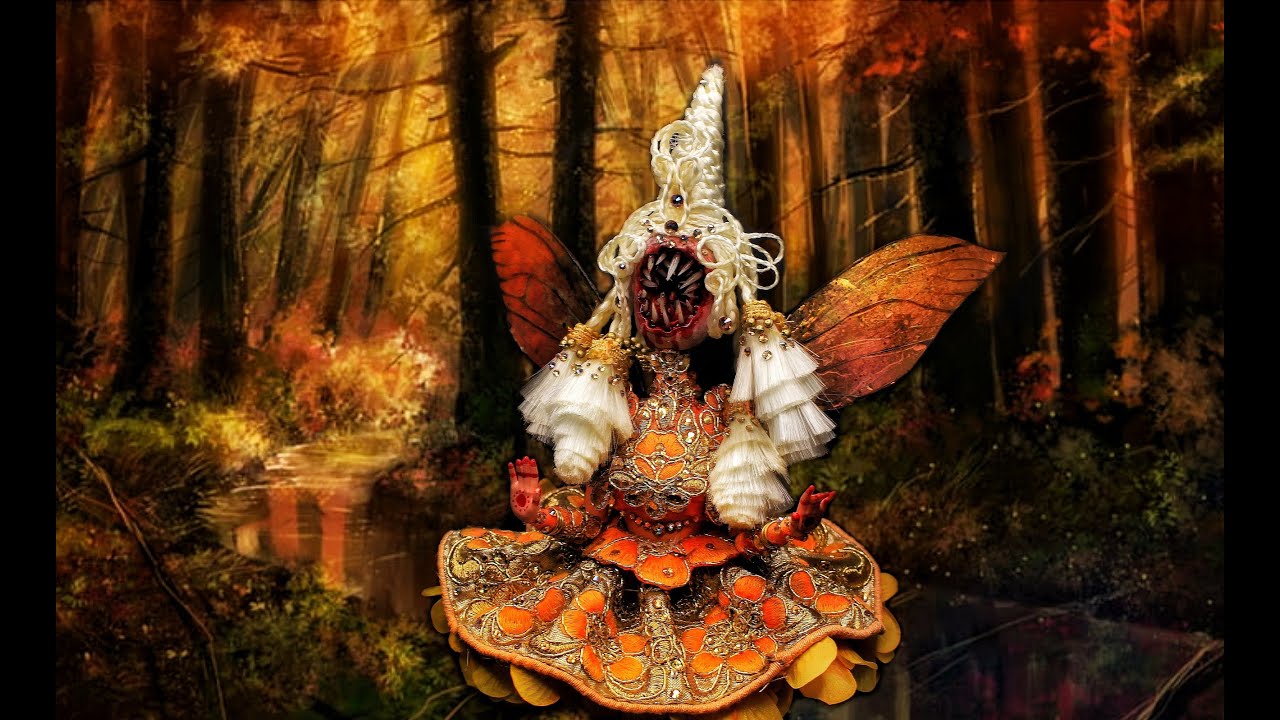 Ganika the Kumari - OOAK Fantasy Handmade Polymer / Textile Art Doll