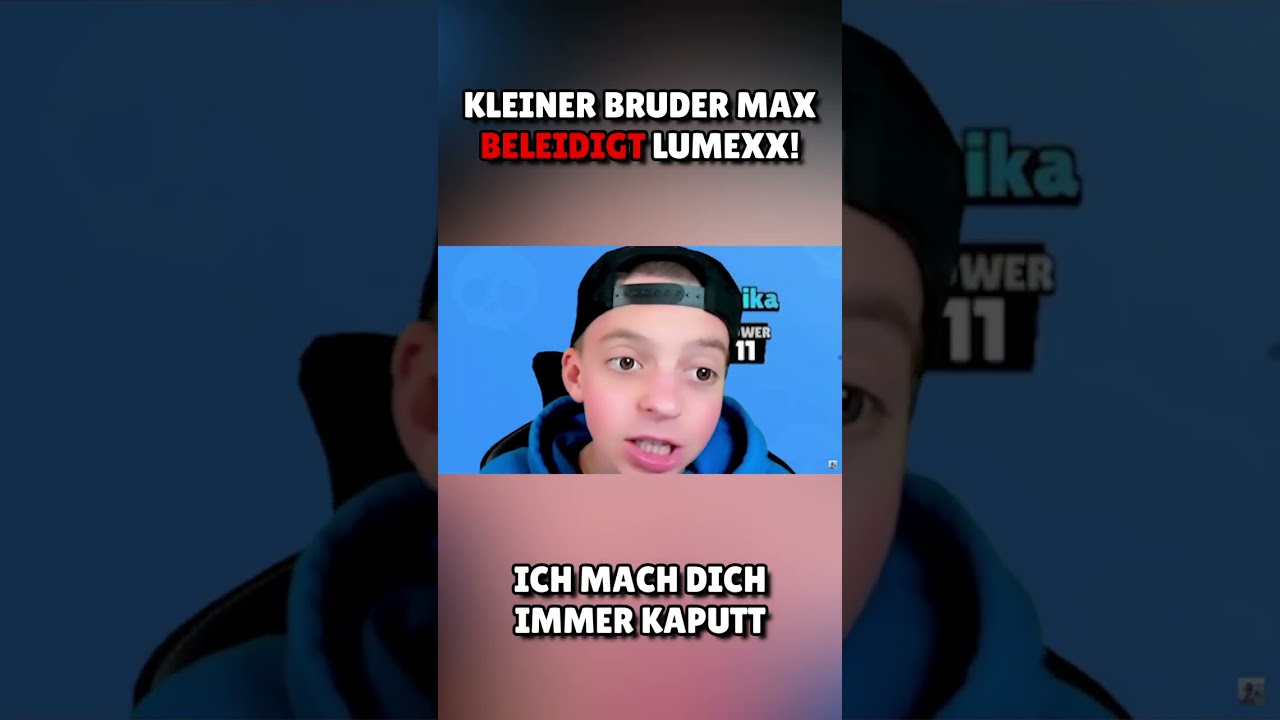 Kleiner BRUDER Max BELEIDIGT LUMEXX! 😱 