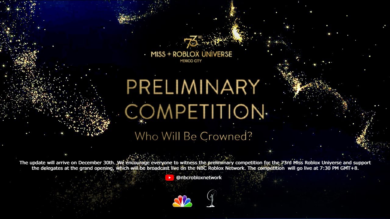 NBC:Miss Roblox Universe Competition: The Preliminaries