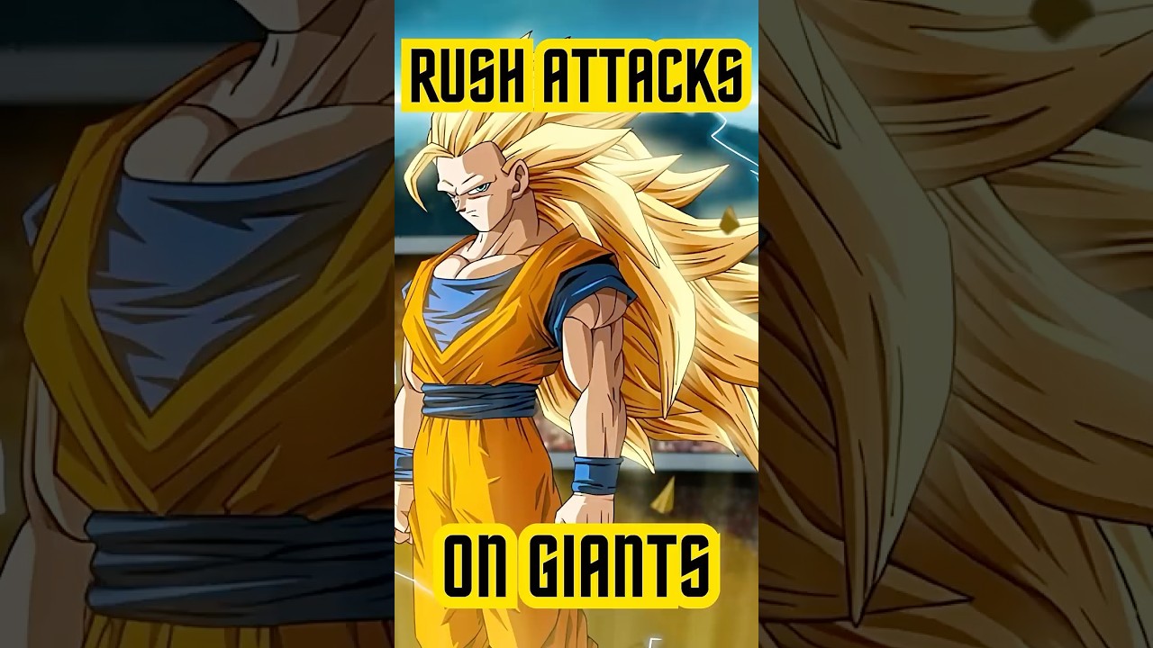 Rush Attacks On Giant Characters #shorts