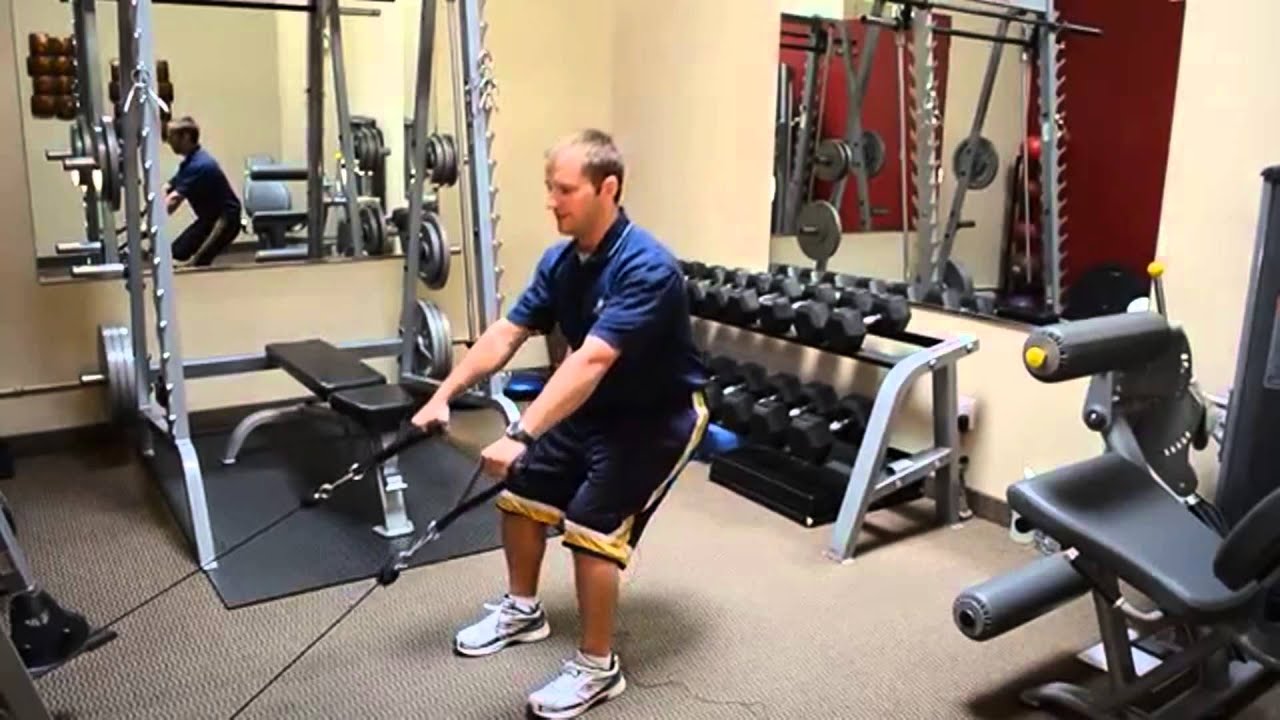 Cable Squat with Row