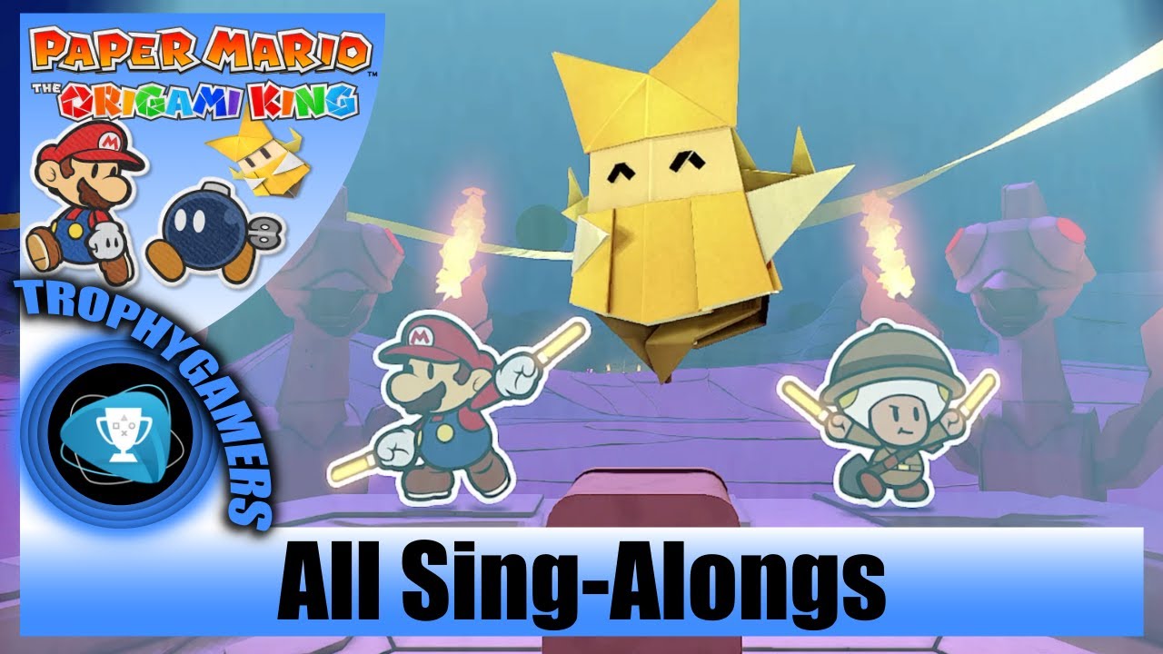 Paper Mario The Origami King - All Sing-Alongs - All Songs