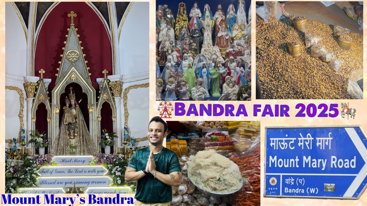 ✨Mount Mary’s🙏🏻Veneration & Bandra Fair Ep-02 | #bandra #mountmary #mumbai #catholicfaith♥️🥰✨✝️✨