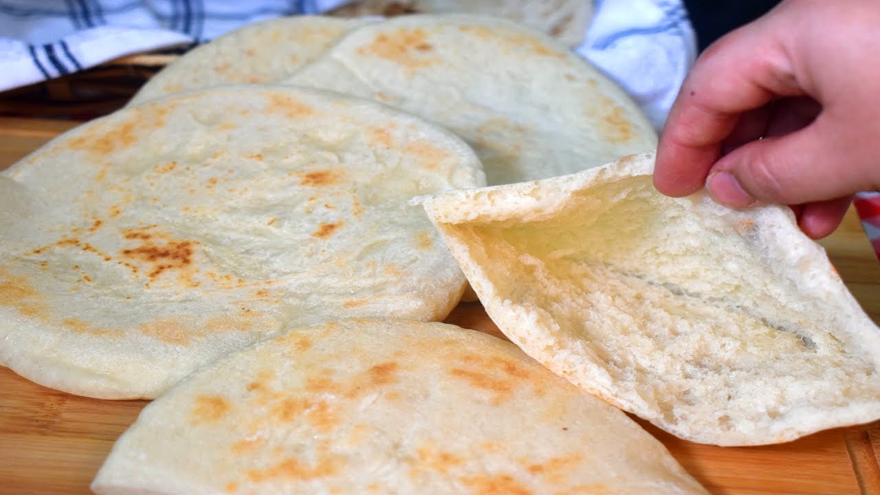 Perfect Pita Bread Recipe ❤️ | How to Make Pita Bread at Home