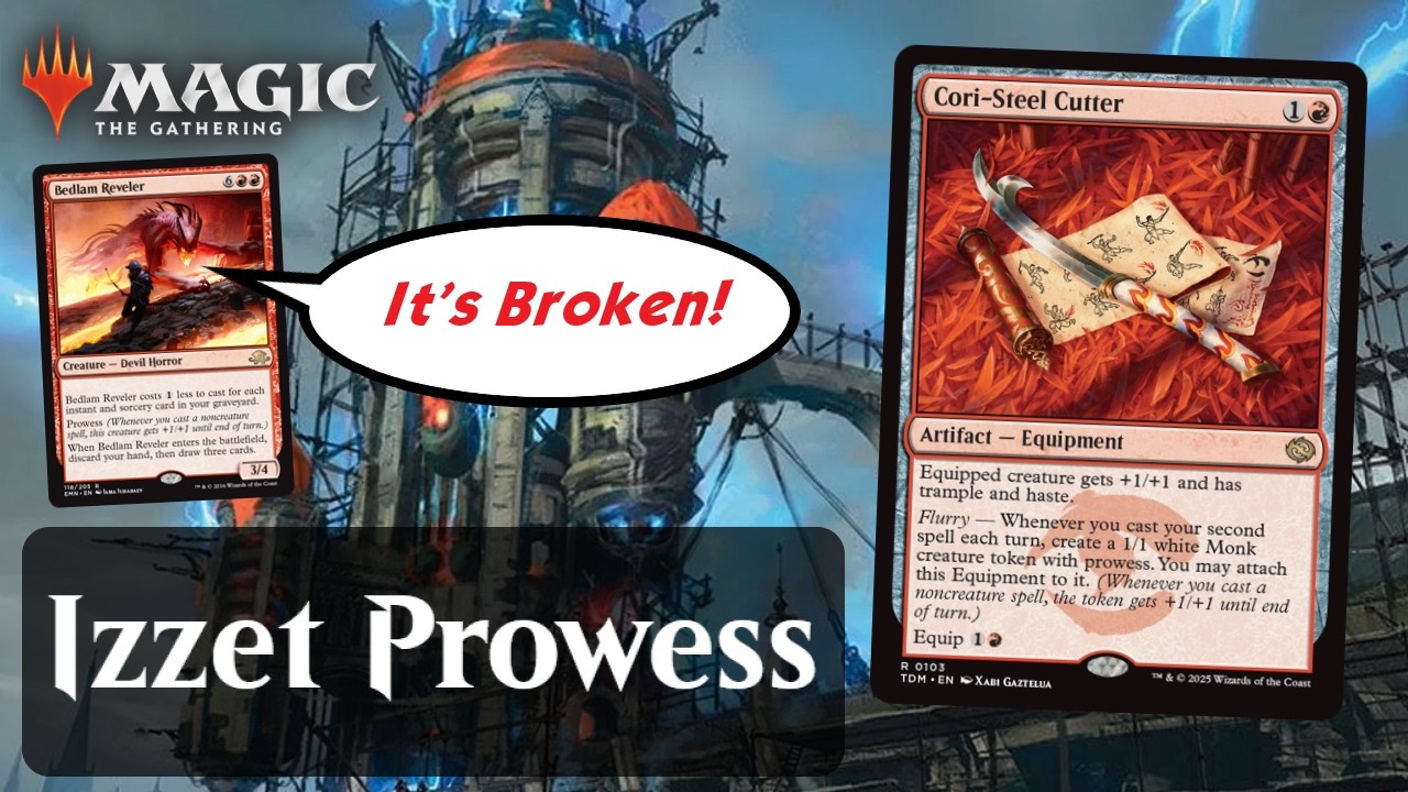 Izzet Prowess is BROKEN with Cori-Steel Cutter | MTG Pioneer & Explorer Metagame Challenge