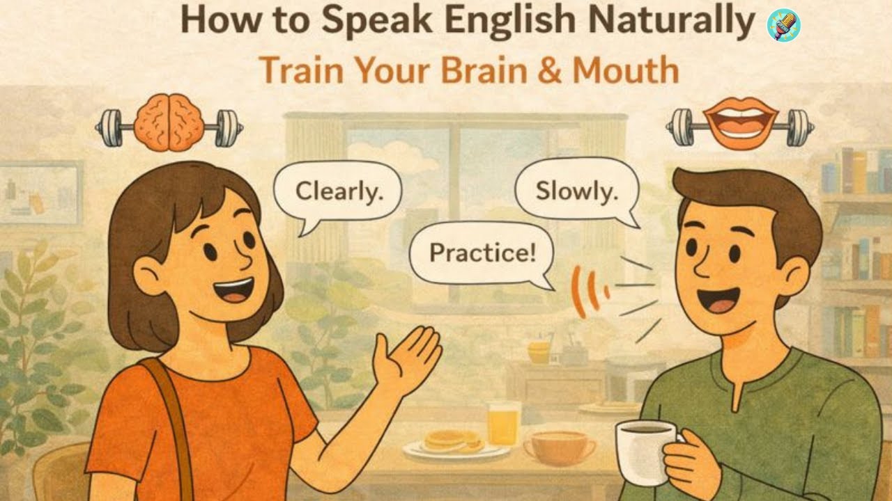 How to Speak English Naturally | Train Your Brain & Mouth