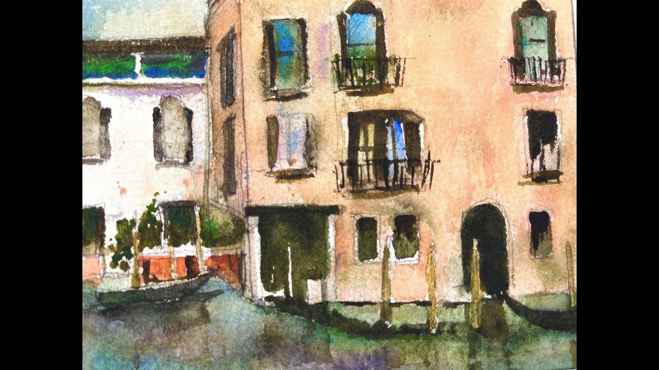 Chris Petri Paints Venice Italy - WATERCOLOR IN 5