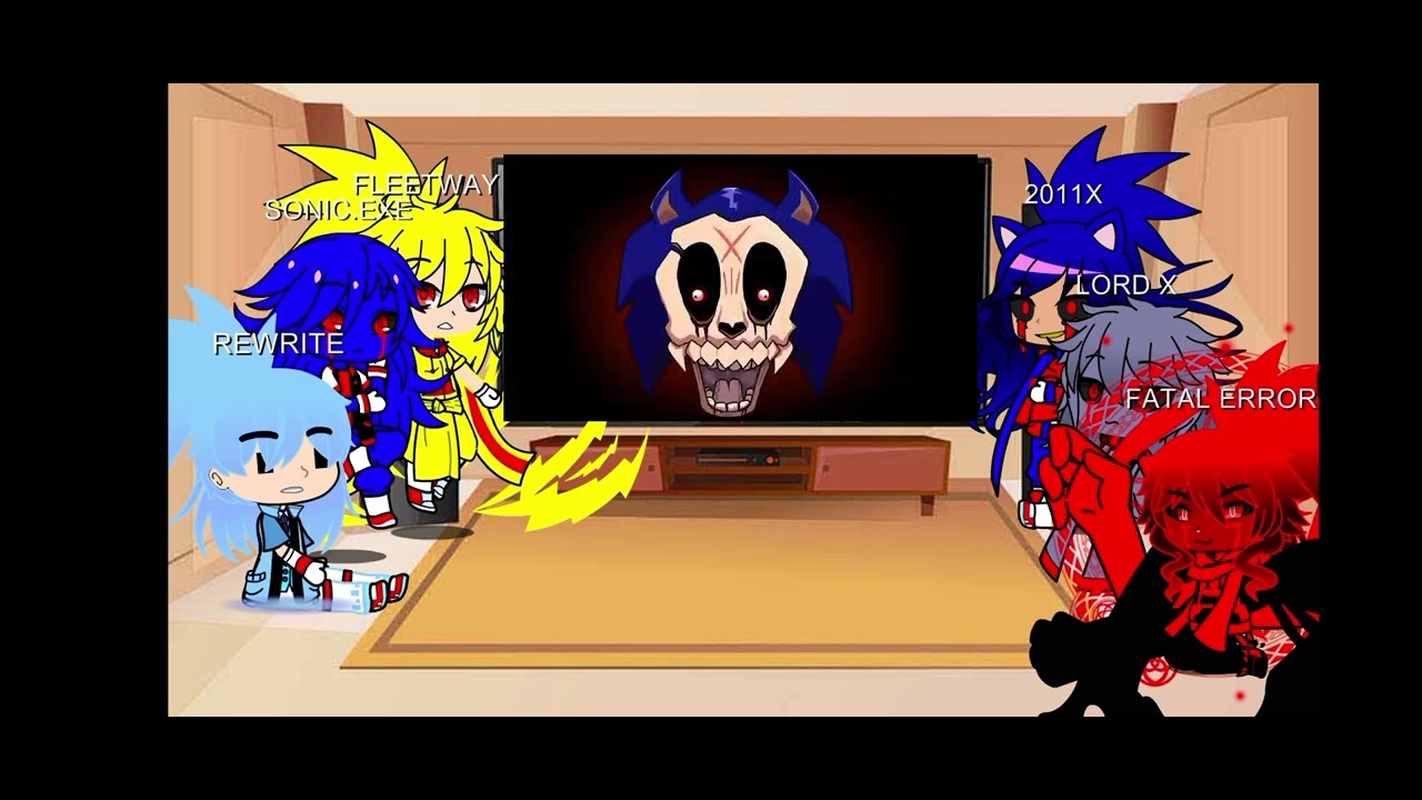 EXES REACT a drop anda roll de sonic.exe rerun,