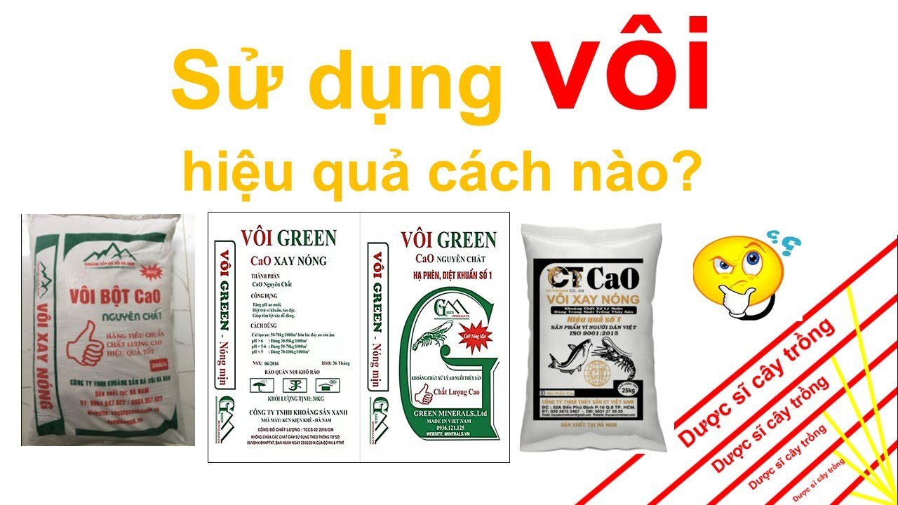 Cách sử dụng vôi hiệu quả cho cây trồng | Dược sĩ cây trồng