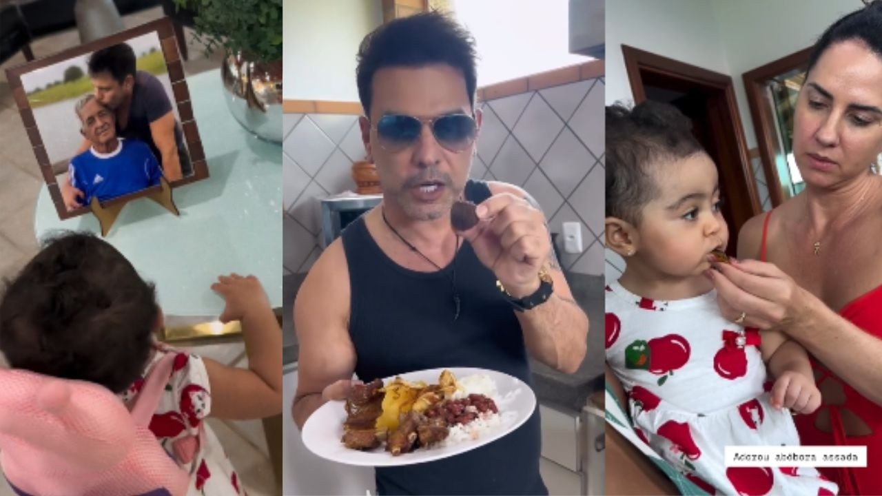 ZEZÉ DI CAMARGO MOSTRA SEU ALMOÇO, LEMBRA DO SEU PAI FRANCISCO  | GRACIELE CURTINDO COM A CLARA