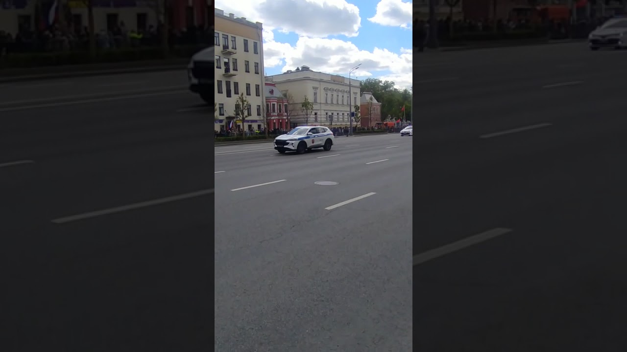 Moscow.Victory Day, May 9, 2025. Military equipment on the Garden Ring after the parade. Fragment 31