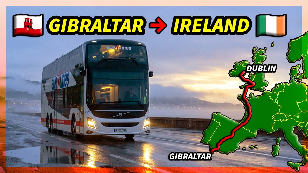 Hypnotic Highway: Gibraltar to Ireland | ETS2 Relaxing No Commentary 🌧️🌆🌙