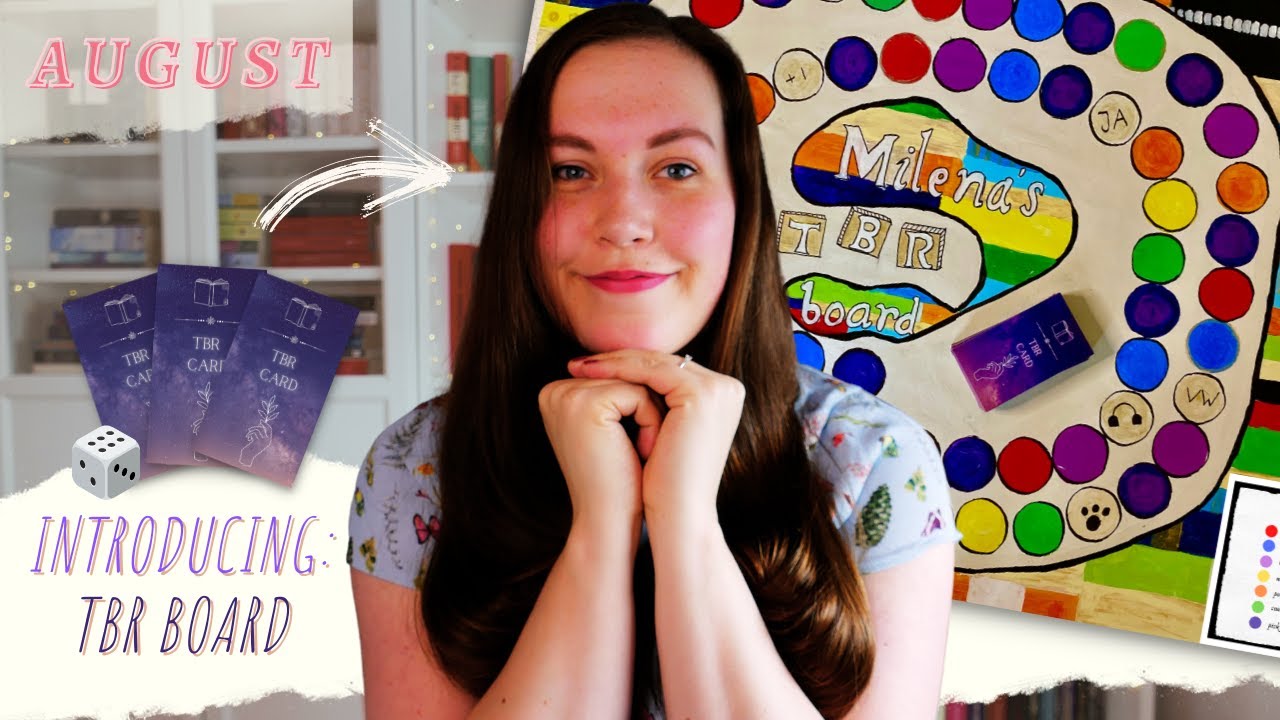 INTRODUCING: MILENA’S TBR BOARD!! 🎲🤗 + August 2021 TBR | I’m extremely excited, can you tell?