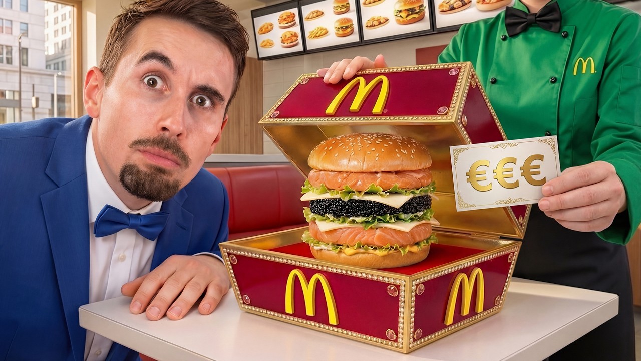 MANGIO il CIBO PIÙ COSTOSO dei FASTFOOD 🍔