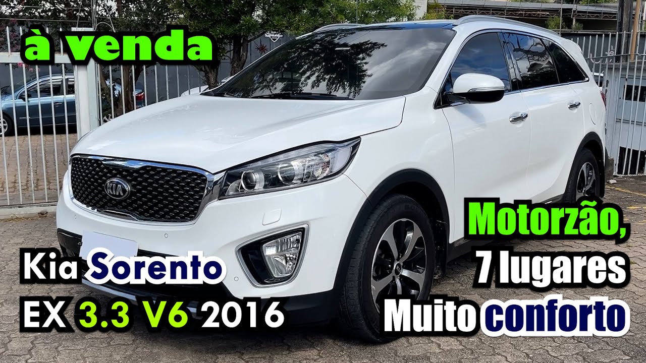 Kia Sorento V6 2016 blindada: segurança, conforto e confiabilidade