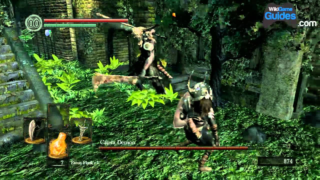 Dark Souls Walkthrough - Capra Demon Boss Fight (Part 023) | WikiGameGuides