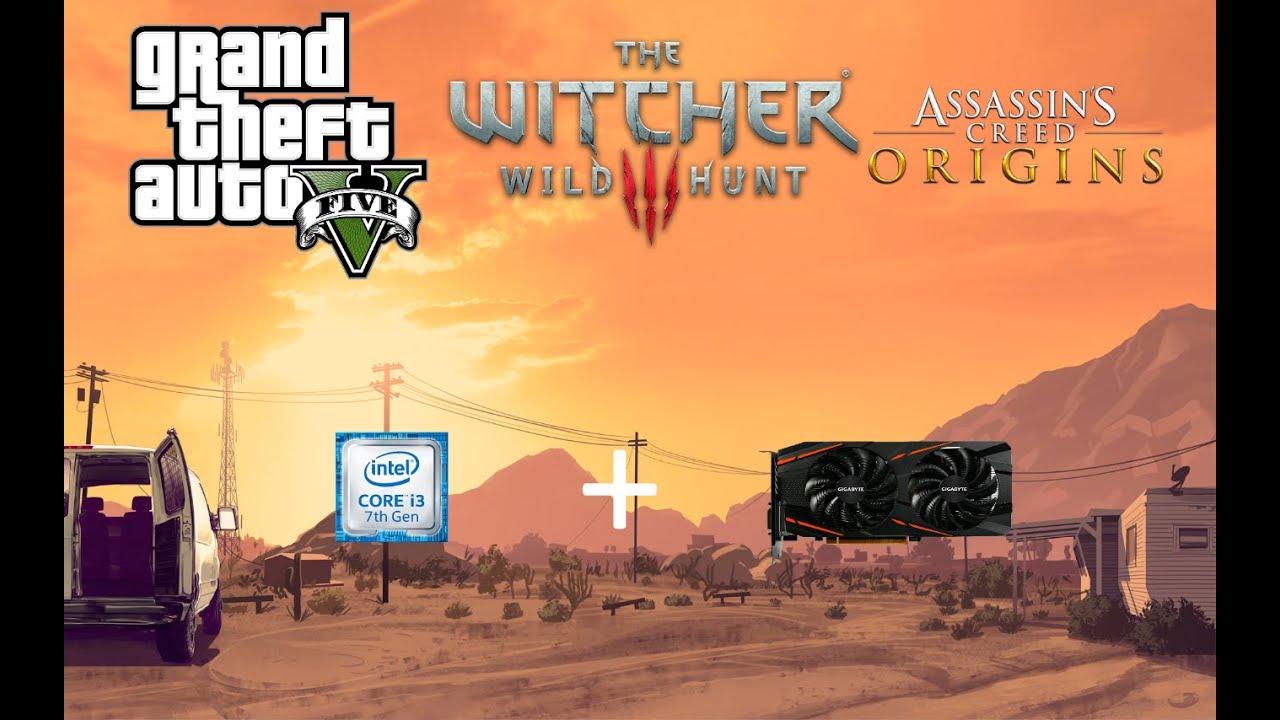 Rx 570 and intel core i3 7100.Tests in games |Тесты в играх| GTA 5|The Witcher 3 Wild Hunt|2021