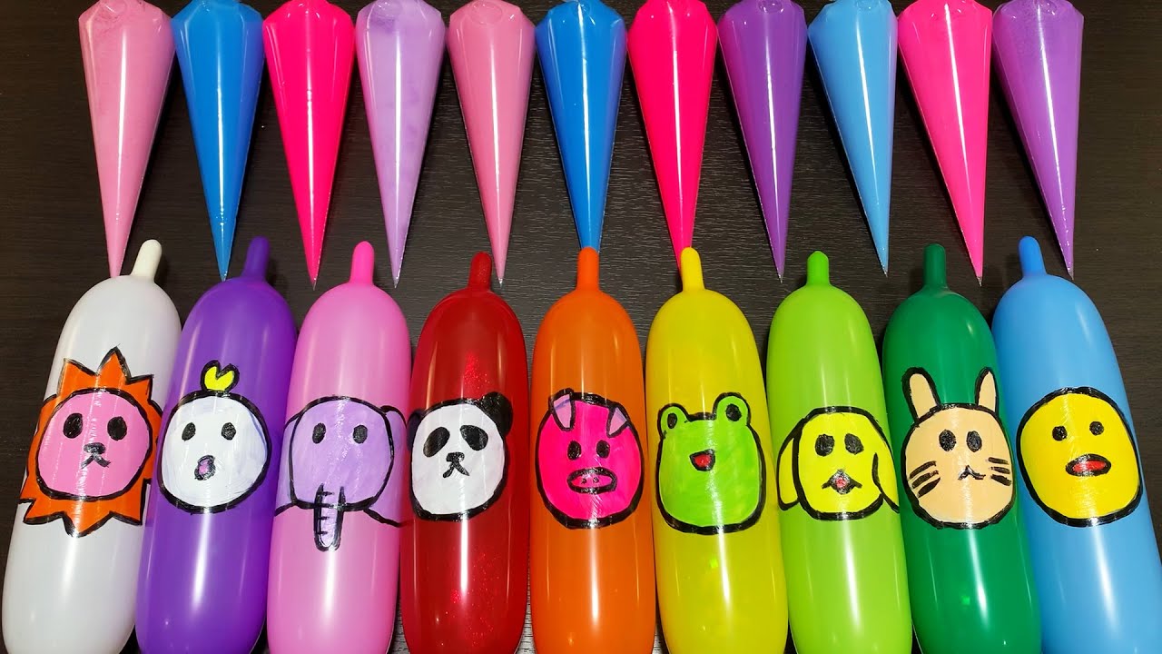 MAKING SLIME WITH PIPING BAG VS BALLOON ! SATISFYING VIDEOS #5968