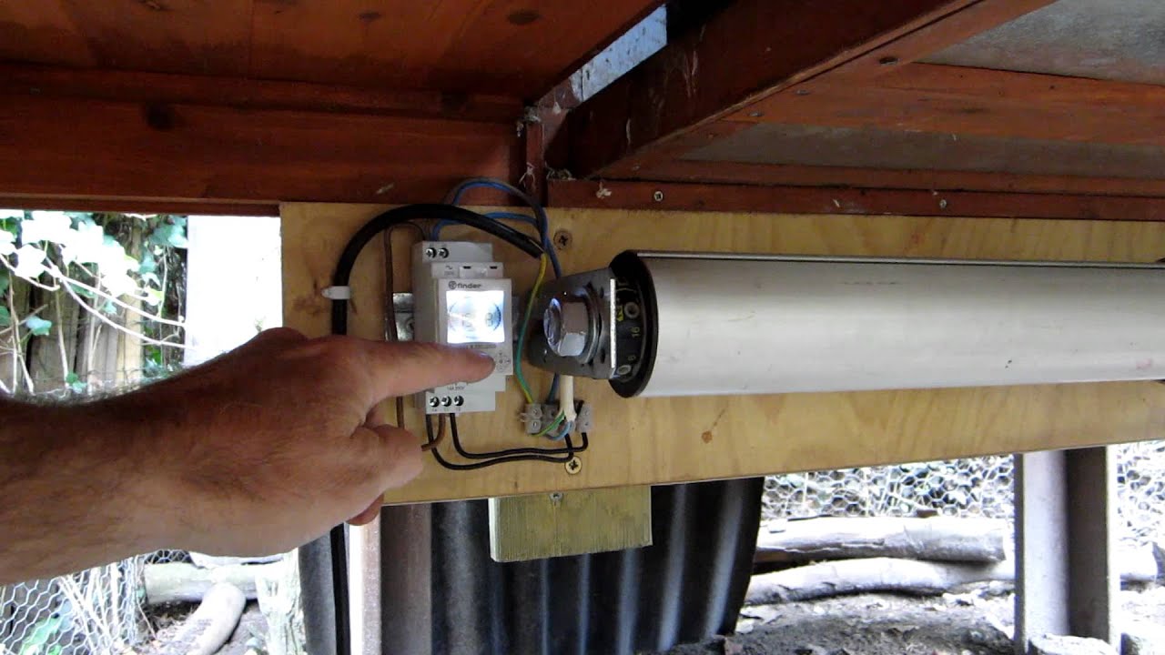 automatische kippenluik opener