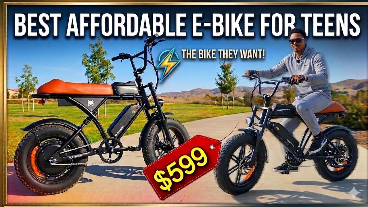 [Bike Vlog] The BEST AFFORDABLE E-bike for Teens! ft. Cycrown Run Mini
