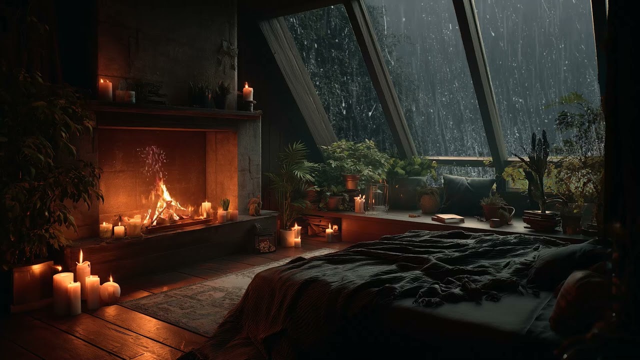 Peaceful Rainy Midnight – Gentle Piano & Light Raindrops for Deep Sleep and Full Relaxation