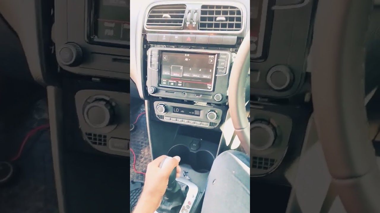 REVERSE CAMERA INSTALLED IN VOLKSWAGEN POLO OEM SYSTEM