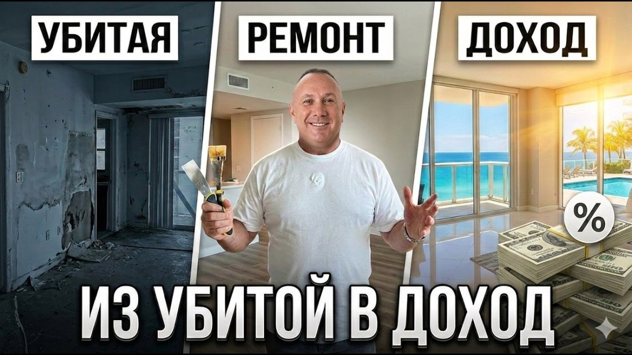 Как убитую квартиру превратили в доходную аренду в Авентуре