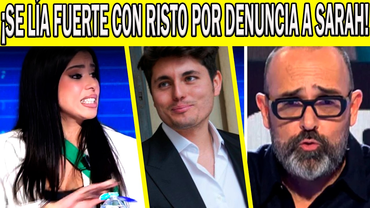 &iexcl;SE L&Iacute;A FUERTE! CON SARAH SANTAOLALLA Y RISTO MEJIDE EN DIRECTO POR AGRESI&Oacute;N Y DENUNCIA VITO QUILES