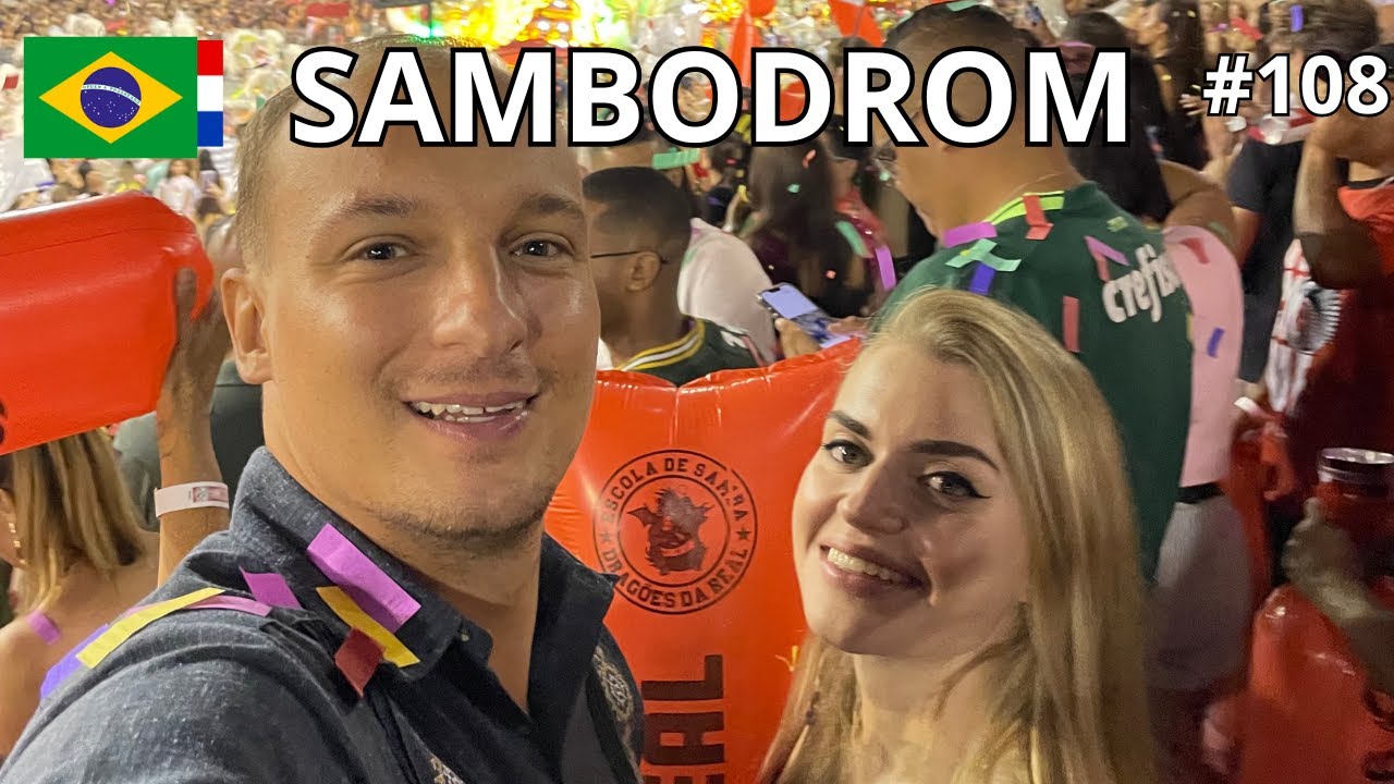 Największa fiesta Brazylii od środka! Karnawał i sambodrom w Sao Paulo. #vlog 108