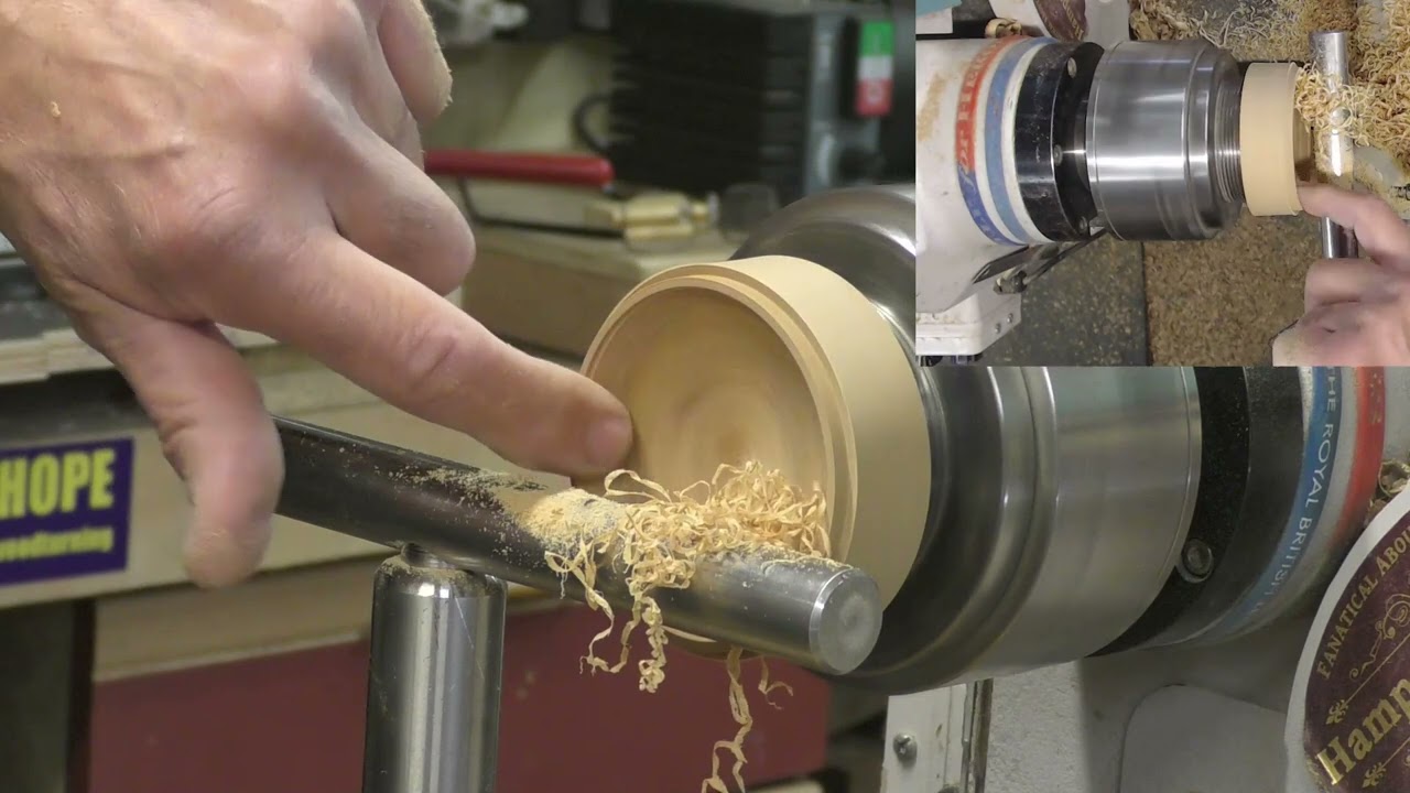 Woodturning - Cherry Lidded Box